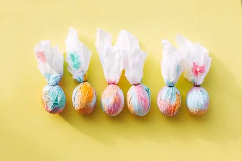 Painting easter eggs Stock Photos