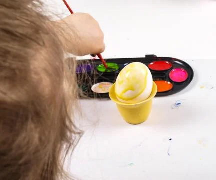 Painting egg Stock Photos