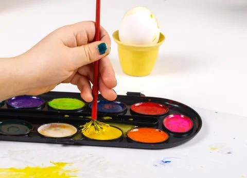 Painting egg Stock Photos