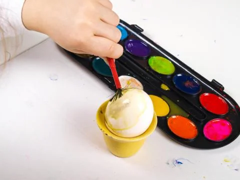 Painting egg Stock Photos
