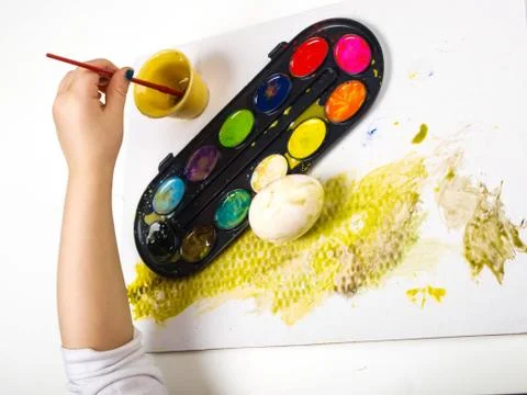 Painting egg Stock Photos