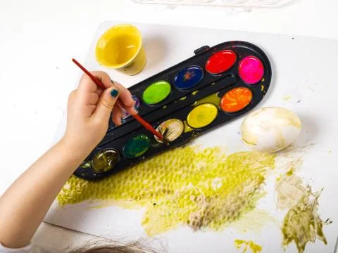 Painting egg Foto stock