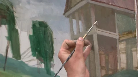Painting Stock Footage 908379