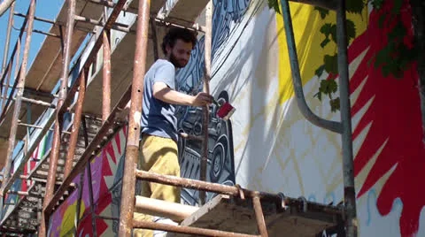 Painting Stock Footage 25042029