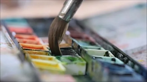 Painting Stock Footage 134929898