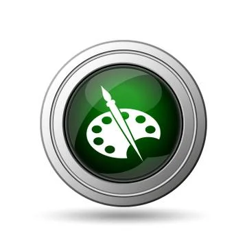 Painting icon Stock Illustration