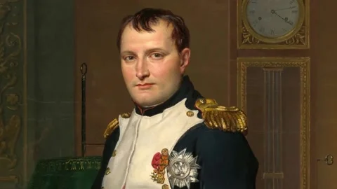 Painting of Napoleon seamless loop Stock Footage 200186811