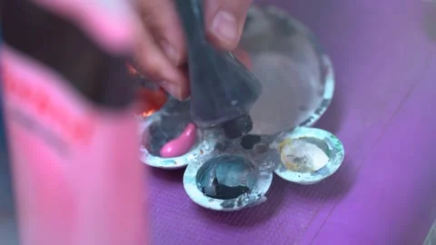 Painting Preparation Stock Footage 315786940