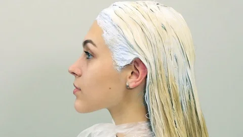 The painting process models, Slow motion Stock Footage 104354109