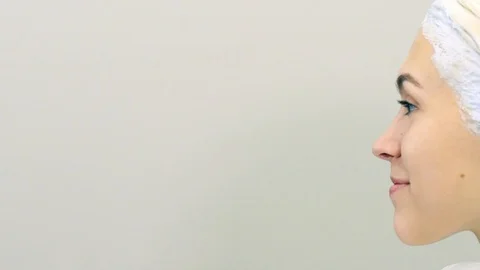 The painting process models, Slow motion Stock Footage 104354121