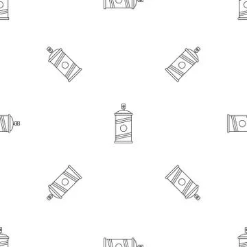 Painting spray pattern seamless vector Illustrazione stock