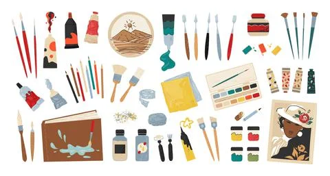 Drawing Tools Illustrations ~ Drawing Tools Vectors