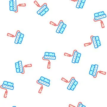 Painting tool color icon vector isolated illustration Illustrazione stock