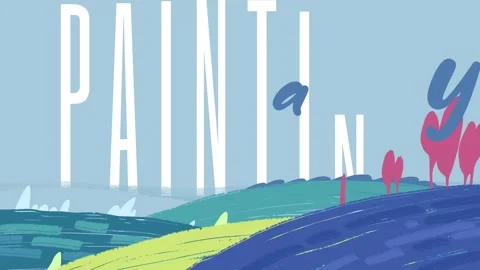 Painting Typography | After Effects Stock After Effects