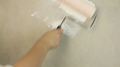 Painting Wall 1 Stock Footage 10732811