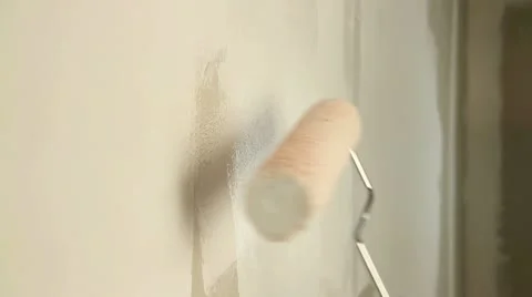 Painting Wall 3 Stock Footage 10732849