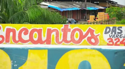 Painting on the wall. Stockbeeldmateriaal 12371165