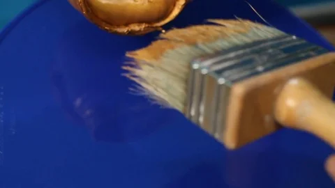 Painting Wall Stock Footage 79916145