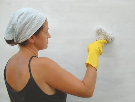 Painting of wall Stock Photos