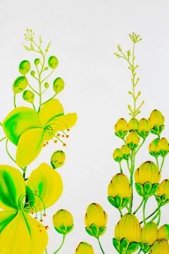 Painting on the wall Foto stock