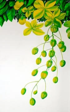 Painting on the wall Stock Photos
