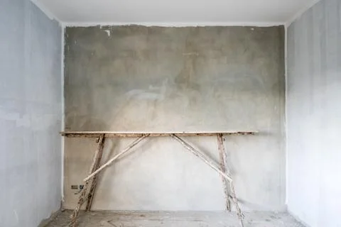 Painting walls in room 스톡 사진