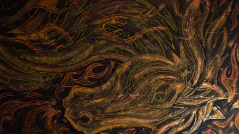 Painting of the year Stock Footage 327388871