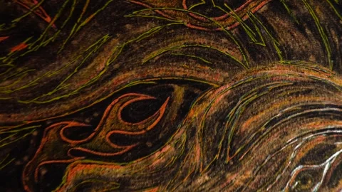Painting of the year Stock Footage 327389775