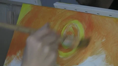 Painting1 Stock Footage 14040719