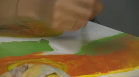 Painting2 動画素材 14044192