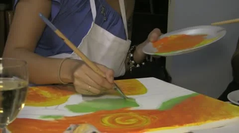 Painting4 動画素材 14052729