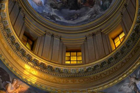 Paintings of a chapel 스톡 사진