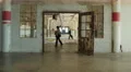 Paintings on the floor in Alcatraz Island building, San Francisco 4k or 4k+ Resolution