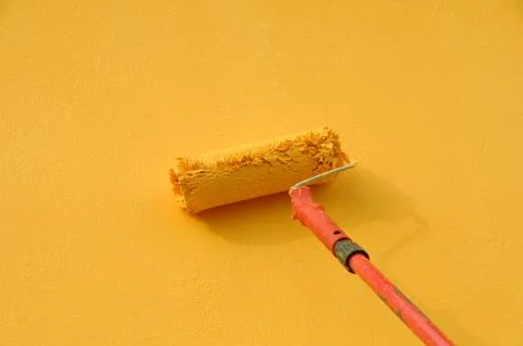 Paintroller Stockfoto's