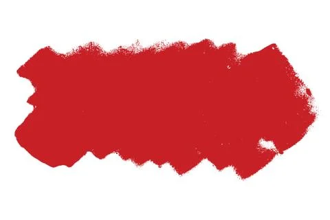 Paintroller Red Banner Stock Illustration