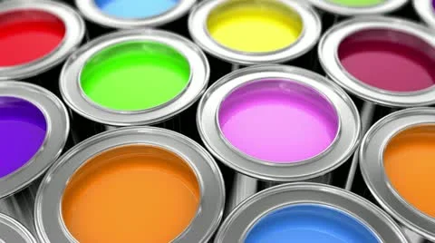 Paints Video stock 22340331
