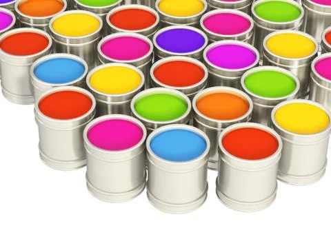 Paints Stock Illustration
