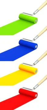 Paints Stock Illustration