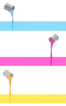 Paints Stock Illustration