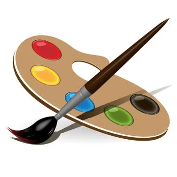 Paints Stock Illustration