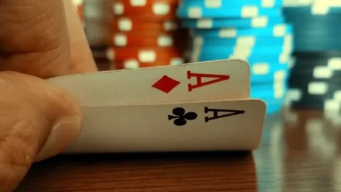 A pair of aces Stock Footage 150007070