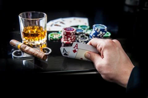 Pair of ACEs 写真素材