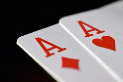 Pair of aces Stock Photos