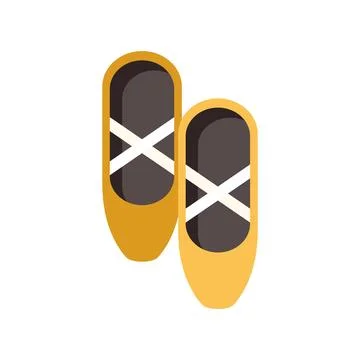 Pair of ballet shoes for dancing performance Ilustração Stock