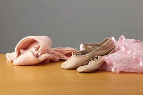 Pair of ballet shoes Stock Photos
