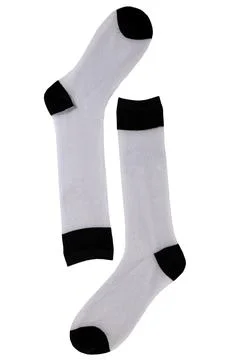 A pair of beautiful socks on a white background Foto stock