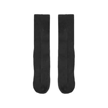 Pair of black socks isolated on clean background. Stock Photos