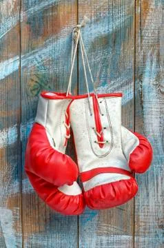 Pair of Boxing Gloves Stock Photos