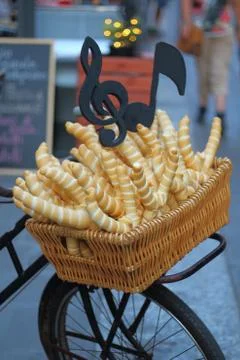 The pair of bread emanates fragrances that are music Foto stock