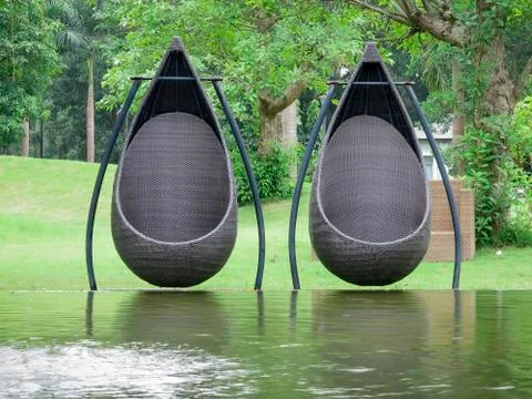 A pair of chair Foto stock
